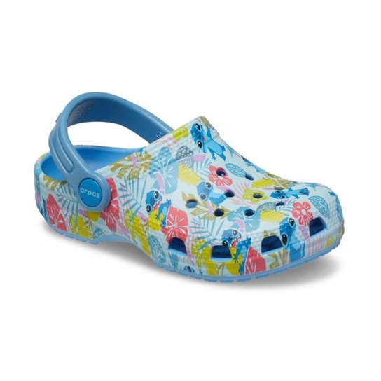 Sandália crocs stitch classic clog t oxygen