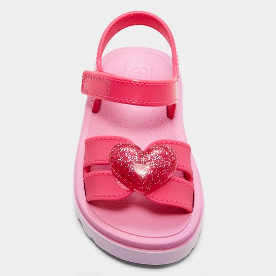 Sandália Infantil Disney Zaxynina Daily Love Sand Menina