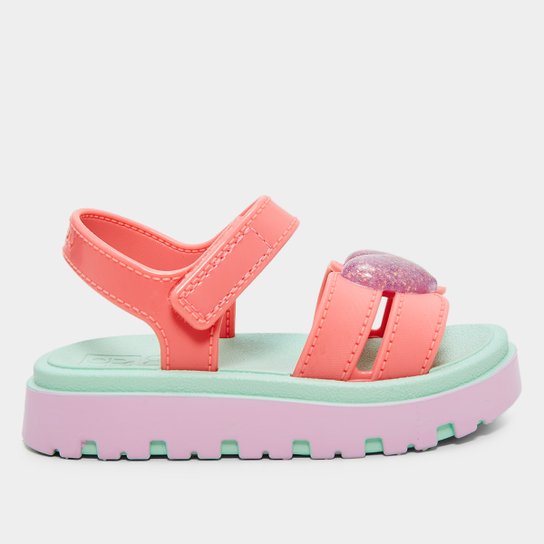 Sandália Infantil Disney Zaxynina Daily Love Sand Menina