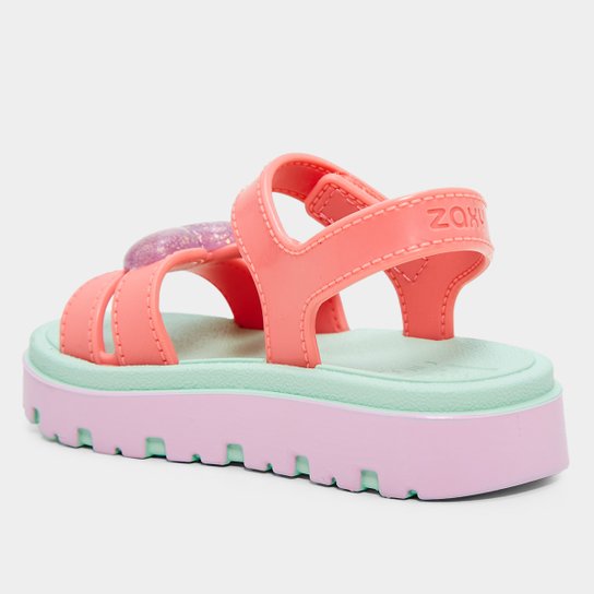 Sandália Infantil Disney Zaxynina Daily Love Sand Menina