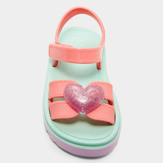 Sandália Infantil Disney Zaxynina Daily Love Sand Menina