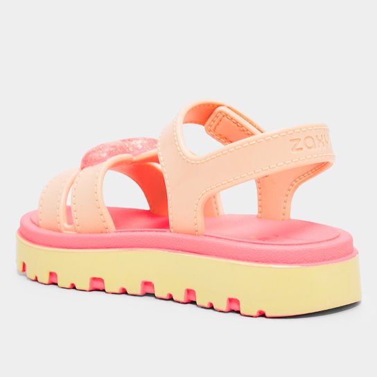 Sandália Infantil Disney Zaxynina Daily Love Sand Menina