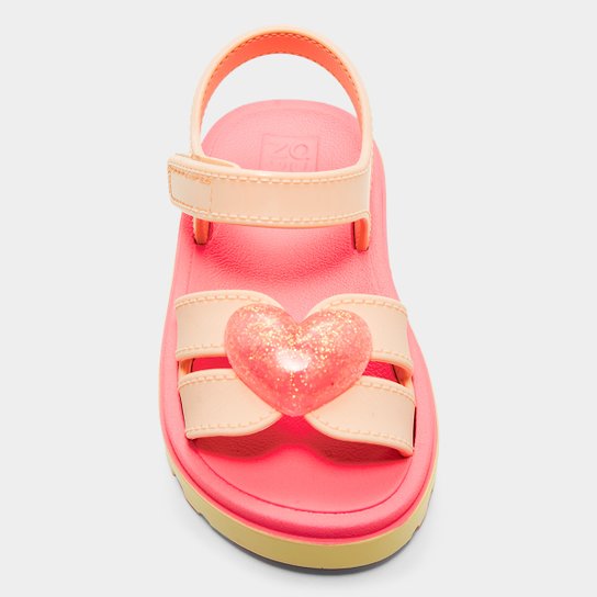 Sandália Infantil Disney Zaxynina Daily Love Sand Menina