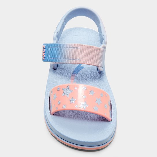 Sandália Infantil Disney Zaxynina Moderninha Print Menina