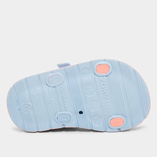 Sandália Infantil Disney Zaxynina Moderninha Print Menina