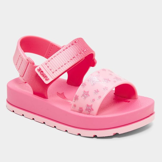 Sandália Infantil Disney Zaxynina Moderninha Print Menina