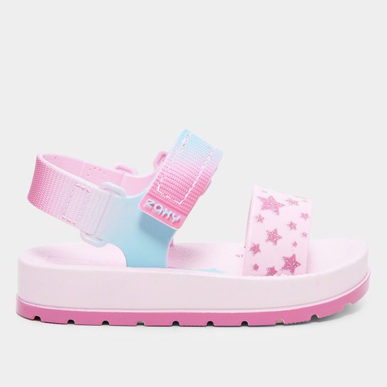 Sandália Infantil Disney Zaxynina Moderninha Print Menina