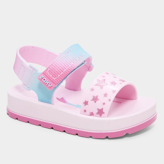 Sandália Infantil Disney Zaxynina Moderninha Print Menina