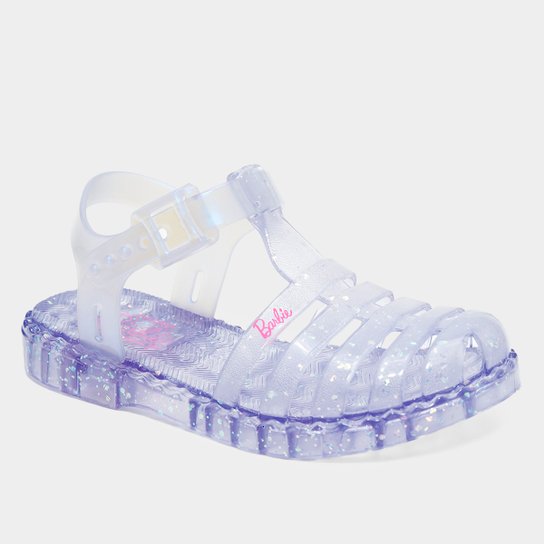 Sandália Infantil Grendene Barbie Glitter