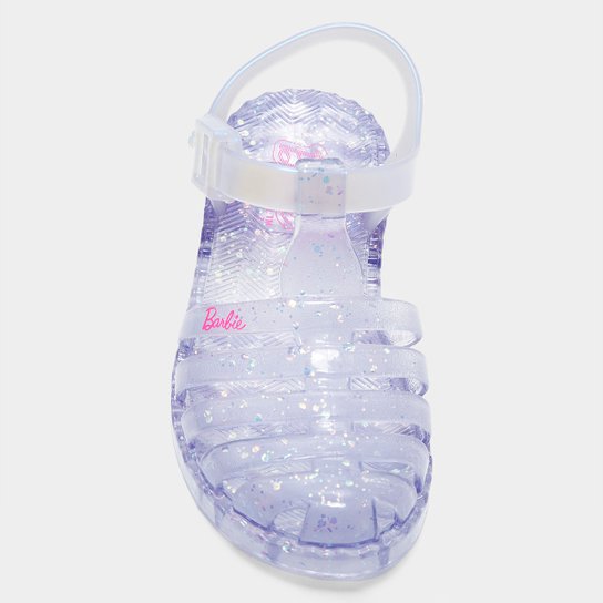 Sandália Infantil Grendene Barbie Glitter