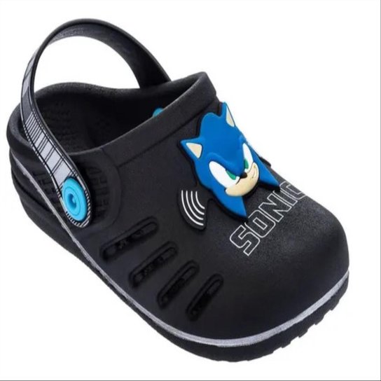 Sandália Infantil Grendene Kids Babuche Sonic Masculina