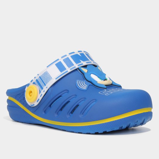Sandália Infantil Grendene Kids Babuche Sonic Masculina