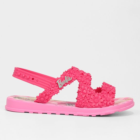 Sandália Infantil Grendene Kids Barbie Flowers Menina