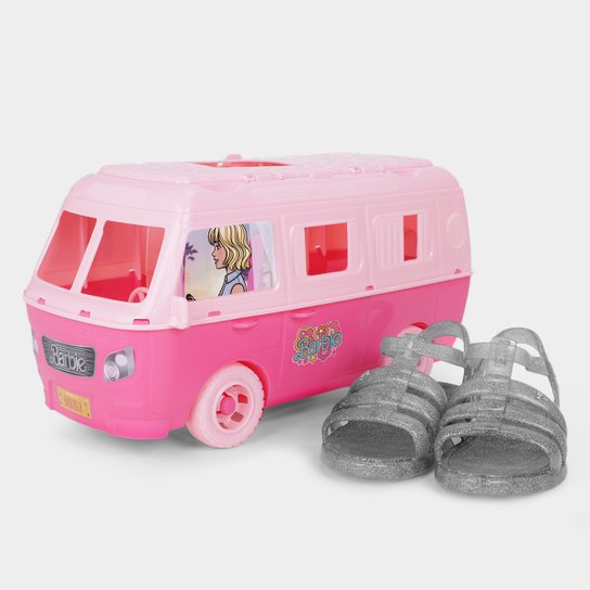 Sandália Infantil Grendene Kids Barbie Road Trip Menina