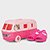 Sandália Infantil Grendene Kids Barbie Road Trip Menina - Rosa Escuro