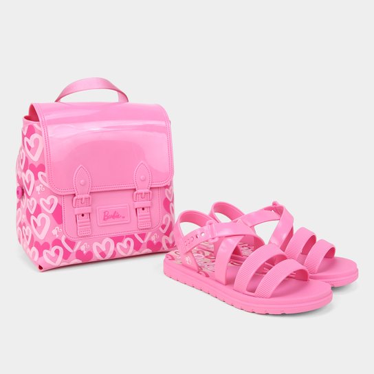 Sandália Infantil Grendene Kids Barbie Sweet Bag Menina