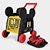 Sandália Infantil Grendene Kids Disney Baby Car Menino - Preto+Vermelho