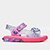 Sandália Infantil Grendene Kids Disney Led Menina - Rosa+Lilás