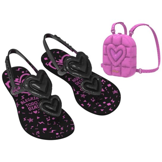 Sandália Infantil Grendene Kids Luluca Bubble Bag Menina