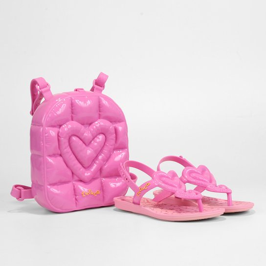 Sandália Infantil Grendene Kids Luluca com Bubble Bag Menina