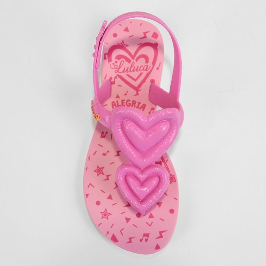Sandália Infantil Grendene Kids Luluca com Bubble Bag Menina