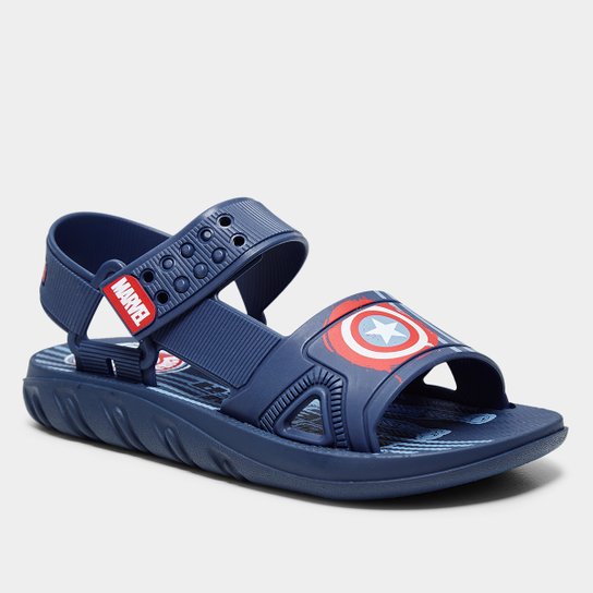 Sandália Infantil Grendene Kids Marvel Web Menino