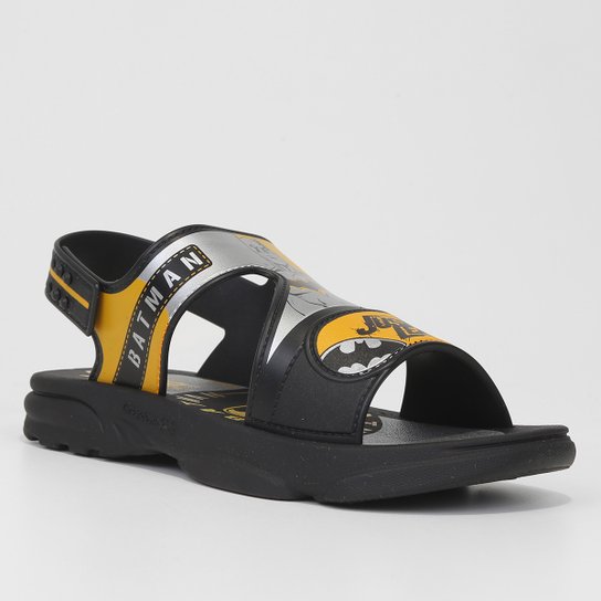 Sandália Infantil Grendene Kids Slingbag Liga Da Justiça Menino