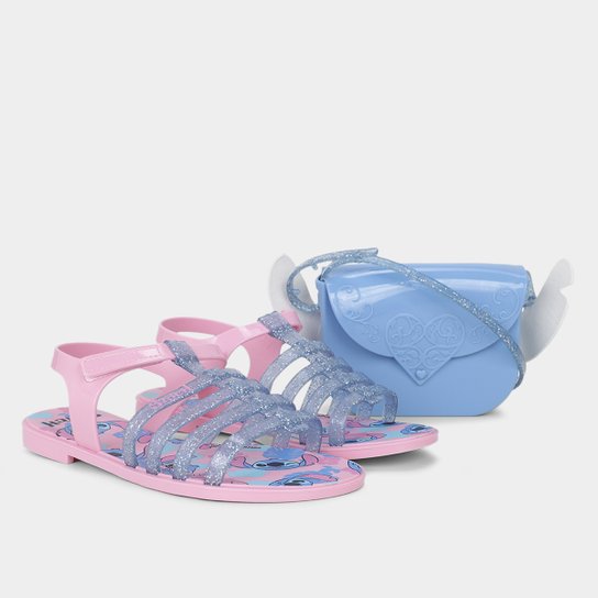 Sandália Infantil Grendene Kids Stitch Clutch Bag Menina