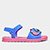 Sandália Infantil Grendene Kids Stitch To Play Menina - Rosa+Azul