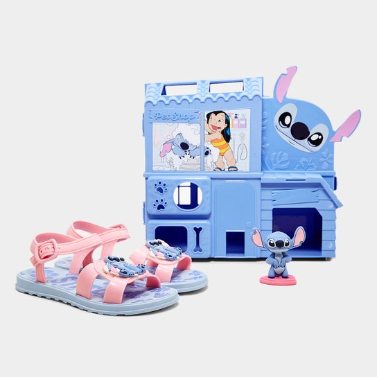 Sandália Infantil Grendene Stitch Menina
