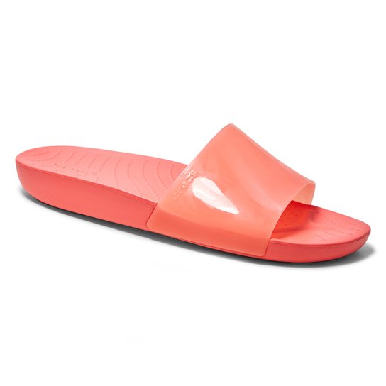 Sandália Slide Crocs Splash Glossy Feminina