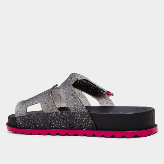 Sandália Slide Infantil Grendene Barbie Glam Menina