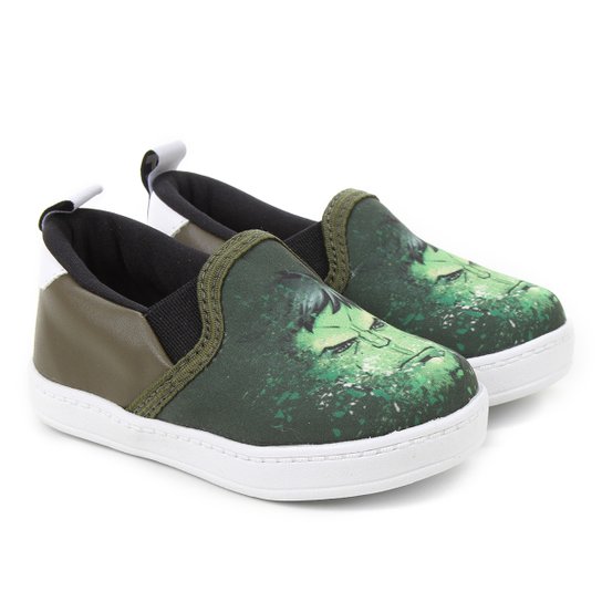 Slip On Infantil Marvel Hulk Menino