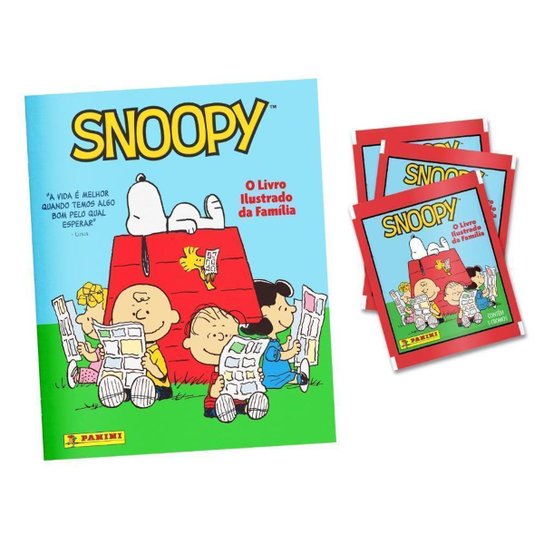 SNOOPY 2024 - Álbum Capa Cartão + Kit 10 Envelopes