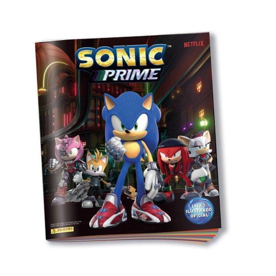 Sonic Prime - Álbum Capa Cartão