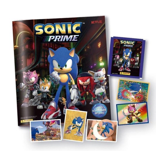 Sonic Prime - Álbum Capa Cartão