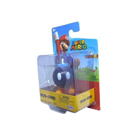 Super Mario - Boneco 2.5 Polegadas Colecionável - Bob-Omb