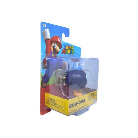 Super Mario - Boneco 2.5 Polegadas Colecionável - Bob-Omb