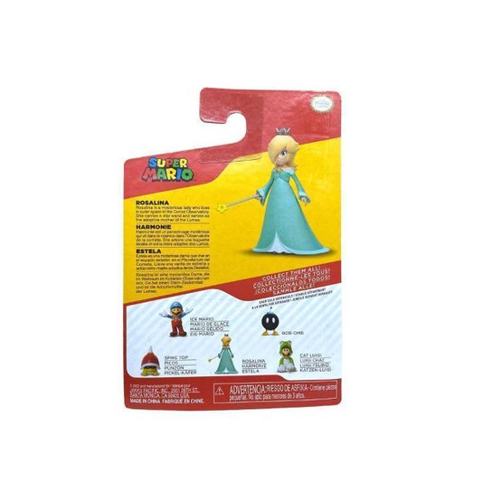 Super Mario - Boneco 2.5 Polegadas Colecionável - Estela
