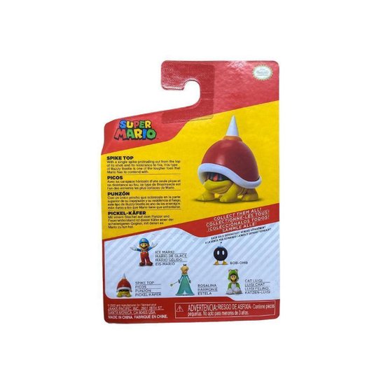 Super Mario - Boneco 2.5 Polegadas Colecionável - Punzón