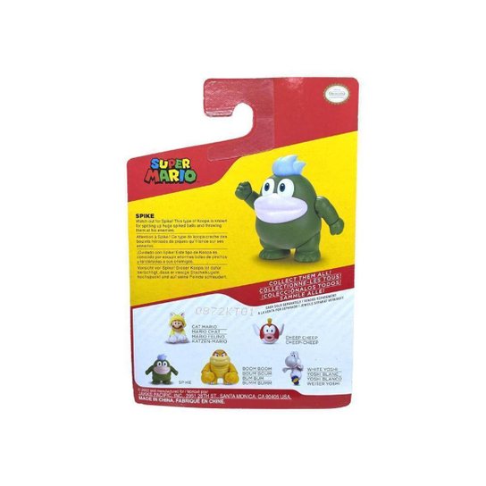 Super Mario - Boneco 2.5 Polegadas Colecionável - Spike