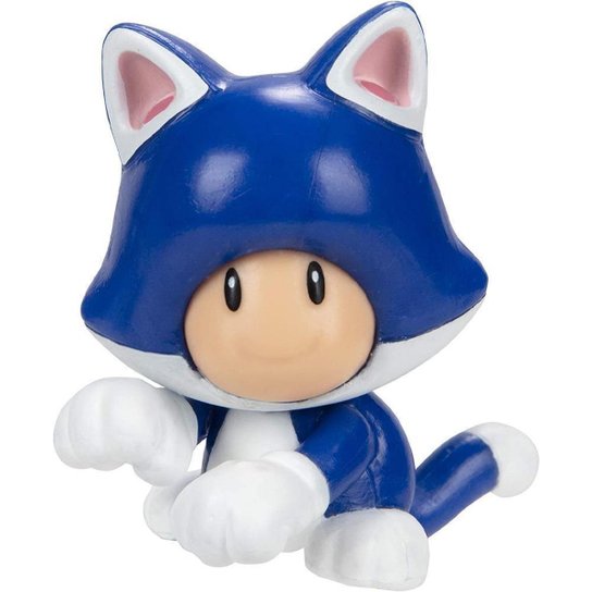Super Mario - Boneco 2.5 Polegadas Colecionável - Toad Felino