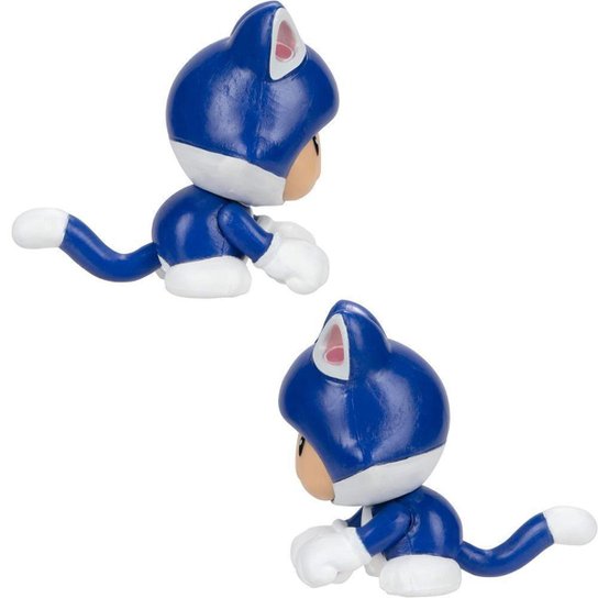 Super Mario - Boneco 2.5 Polegadas Colecionável - Toad Felino