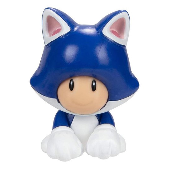 Super Mario - Boneco 2.5 Polegadas Colecionável - Toad Felino