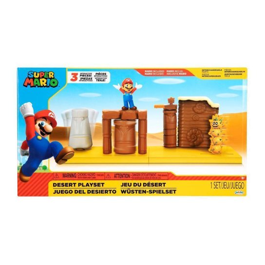 Super mario - desert playset diorama