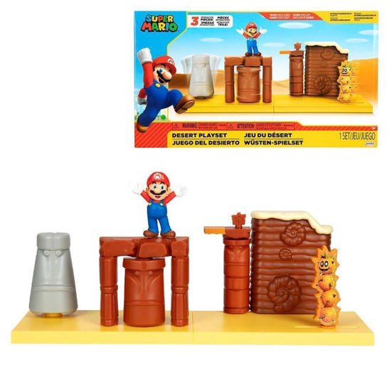 Super mario - desert playset diorama
