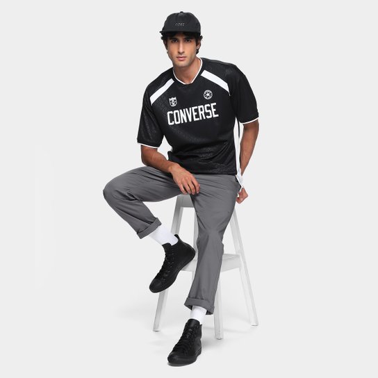 Tênis Cano Alto Couro Converse Chuck Taylor All Star