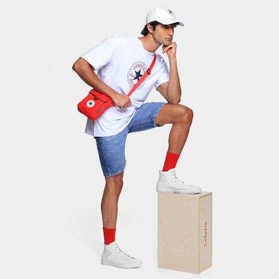 Tênis Cano Alto Couro Converse Chuck Taylor All Star