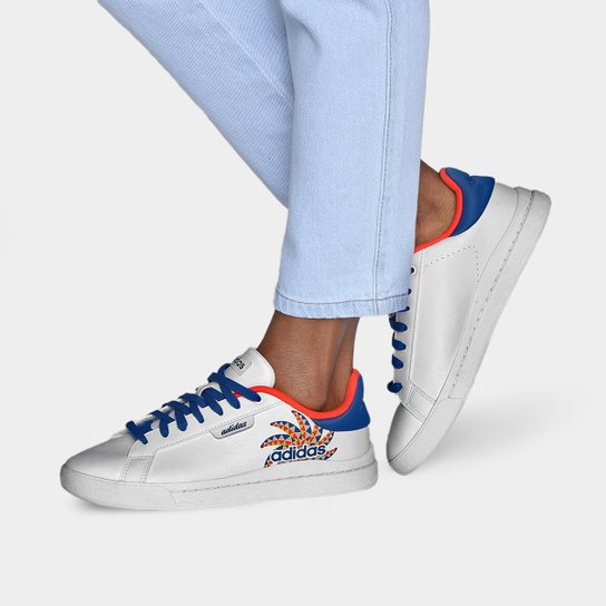 Tênis Couro Adidas Court Silk Feminino