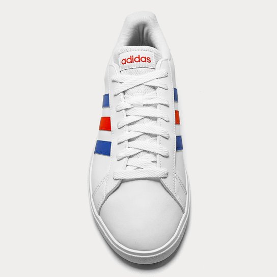 Tênis Couro Adidas Grand Court Base 2.0 Masculino